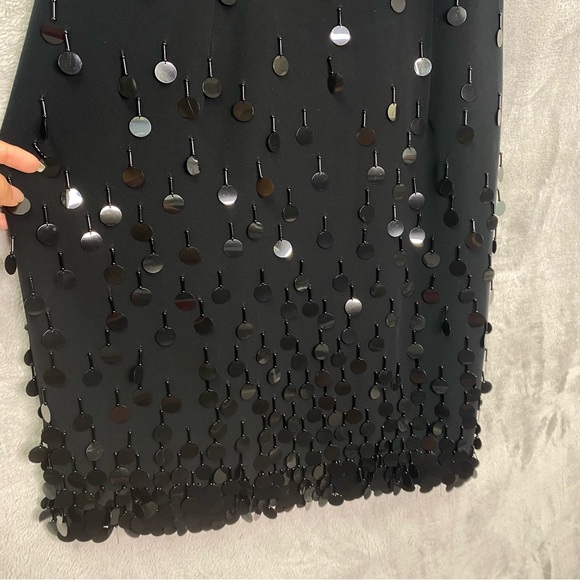 Vintage Cache Cocktail Sequin Dress Sparkle Night Club Mobwife Sz 10 - Picture 3 of 11